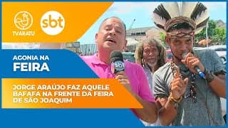 Agonia na Feira: Com “Índio” e “Rasta”, Jorge Araújo descobre óleo que tem efeitos afrodisíacos  